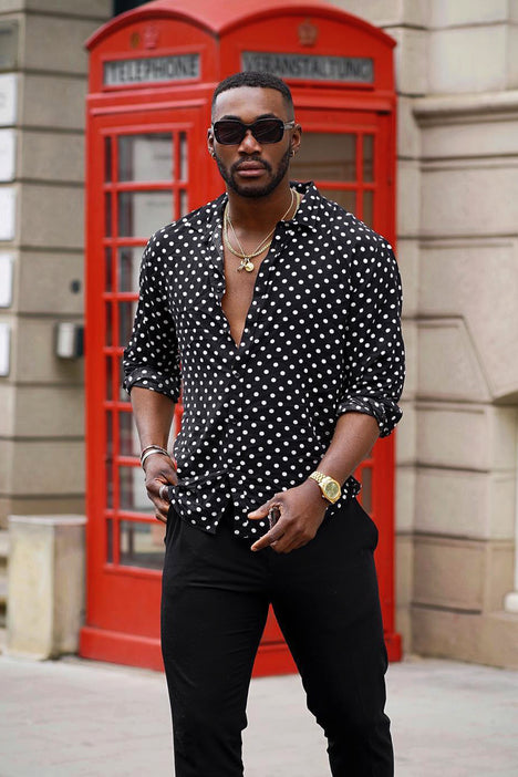 HOW TO STYLE A POLKA DOT SHIRT