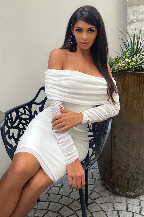 White date dress sale