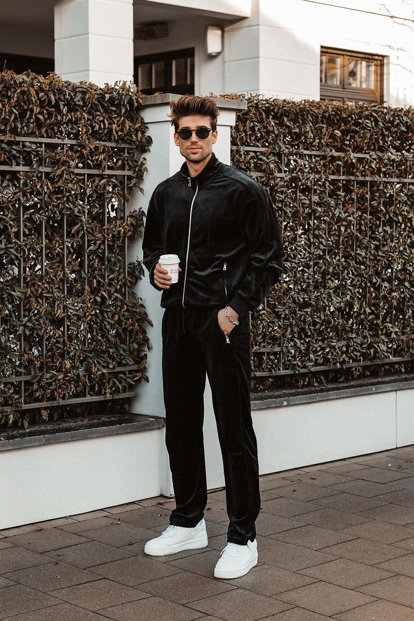 Fashion nova men store track suit