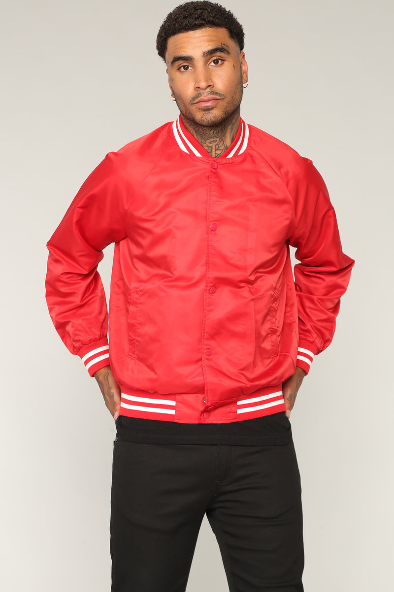 Varsity Jacket - red | Fashion Nova, Mens Jackets | Fashion Nova